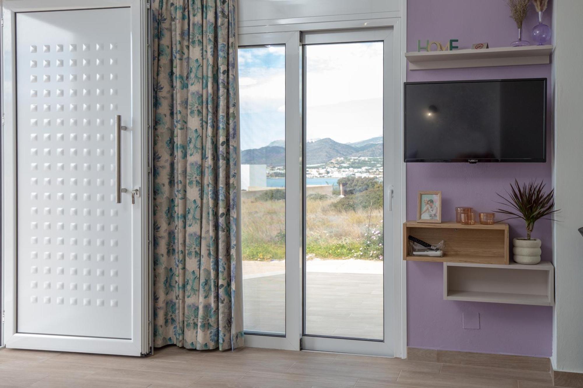 Studio Athena With Panoramic View Of Makrygialos Pilalímata Exterior foto